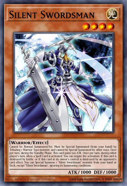 Silent Swordsman (Quarter Century Secret Rare), 25th Anniversary Rarity Collection II RA02-EN011