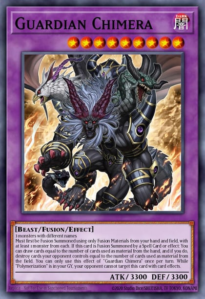 Guardian Chimera (Secret Rare), 25th Anniversary Rarity Collection II RA02-EN023