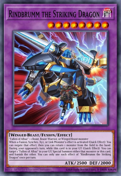 Rindbrumm the Striking Dragon (UR), 25th Anniversary Rarity Collection II RA02-EN025