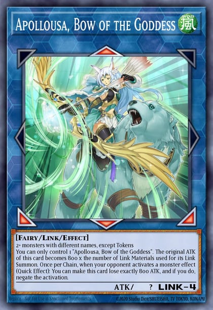 Apollousa, Bow of the Goddess (Alternate Art) (UR), 25th Anniversary Rarity Collection II RA02-EN040