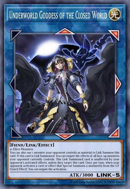 Underworld Goddess of the Closed World, 25th Anniversary Rarity Collection II RA02-EN045