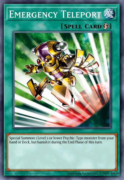 Emergency Teleport, 25th Anniversary Rarity Collection II RA02-EN053