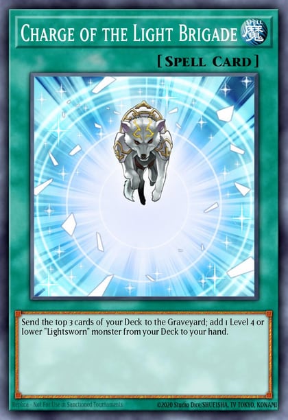 Charge of the Light Brigade (Quarter Century Secret Rare), 25th Anniversary Rarity Collection II RA02-EN055