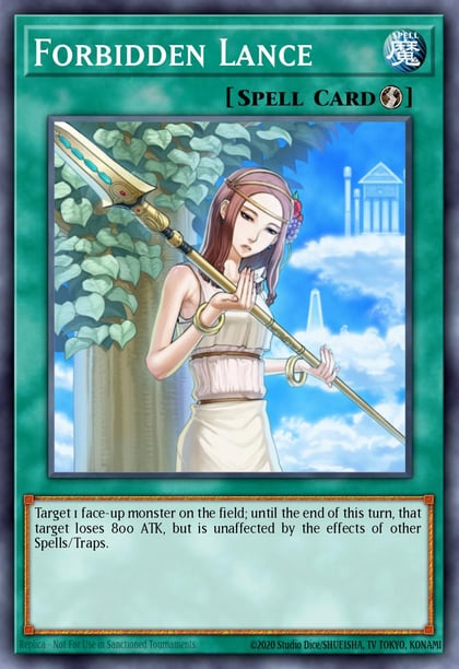 Forbidden Lance (Quarter Century Secret Rare), 25th Anniversary Rarity Collection II RA02-EN058