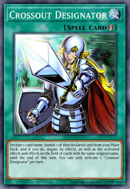Crossout Designator (Platinum Secret Rare), 25th Anniversary Rarity Collection II RA02-EN063