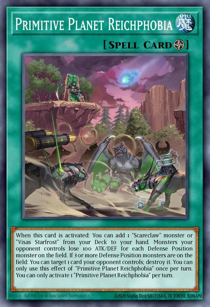 Primitive Planet Reichphobia, 25th Anniversary Rarity Collection II RA02-EN067