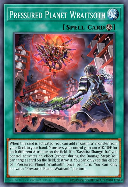 Pressured Planet Wraitsoth (Quarter Century Secret Rare), 25th Anniversary Rarity Collection II RA02-EN073