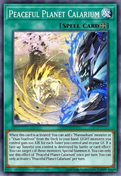 Peaceful Planet Calarium (PCR), 25th Anniversary Rarity Collection II RA02-EN074