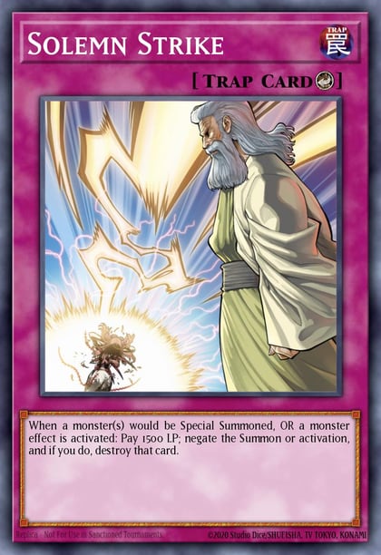 Solemn Strike (PUR), 25th Anniversary Rarity Collection II RA02-EN079