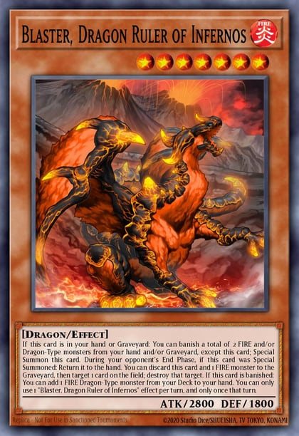 Blaster, Dragon Ruler of Infernos (PUR), Quarter Century Bonanza RA03-EN010