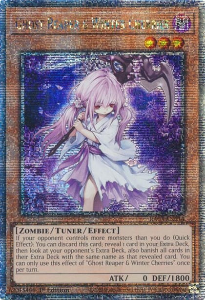 Ghost Reaper & Winter Cherries (Quarter Century Secret Rare), Quarter Century Bonanza RA03-EN014