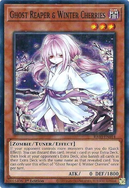 Ghost Reaper & Winter Cherries (Alternate Art), Quarter Century Bonanza RA03-EN014
