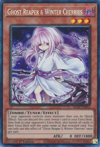 Ghost Reaper & Winter Cherries (Alternate Art) (PCR), Quarter Century Bonanza RA03-EN014