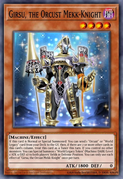 Girsu, the Orcust Mekk-Knight (PUR), Quarter Century Bonanza RA03-EN026