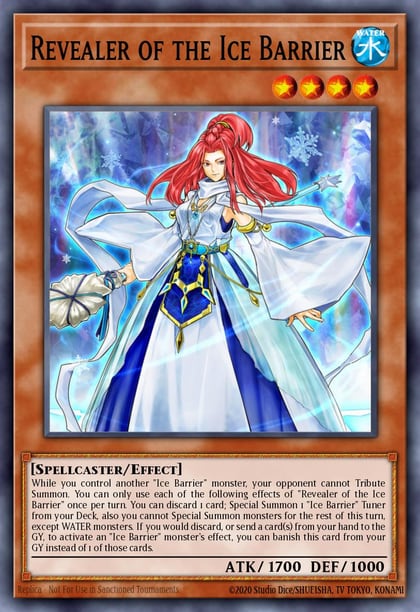 Revealer of the Ice Barrier (Quarter Century Secret Rare), Quarter Century Bonanza RA03-EN028