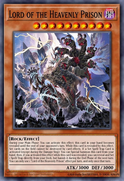 Lord of the Heavenly Prison (PCR), Quarter Century Bonanza RA03-EN029