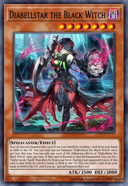 Diabellstar the Black Witch (PCR), Quarter Century Bonanza RA03-EN032