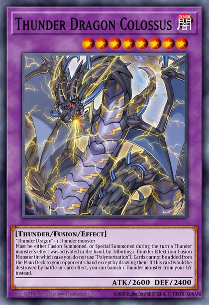 Thunder Dragon Colossus (Quarter Century Secret Rare), Quarter Century Bonanza RA03-EN036