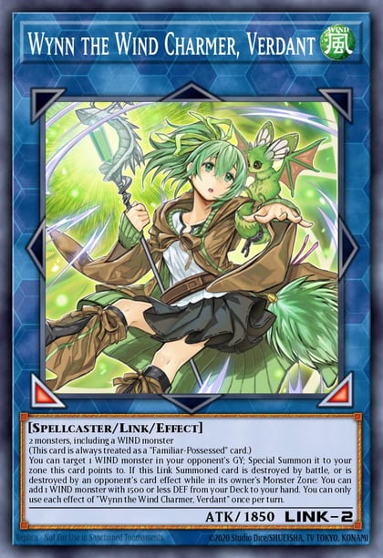 Wynn the Wind Charmer, Verdant (PCR), Quarter Century Bonanza RA03-EN045
