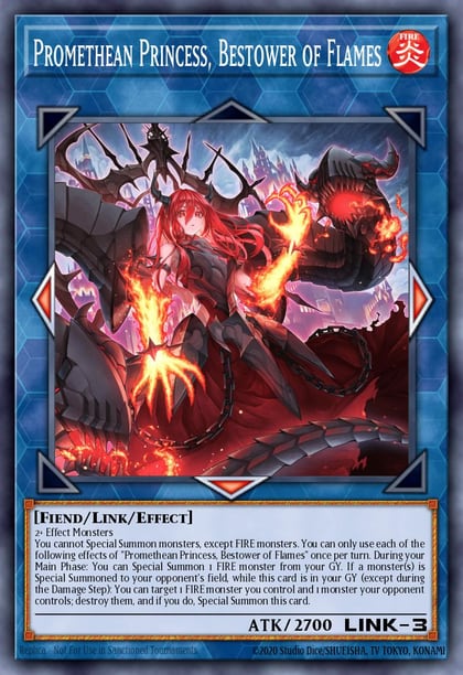 Promethean Princess, Bestower of Flames, Quarter Century Bonanza RA03-EN050