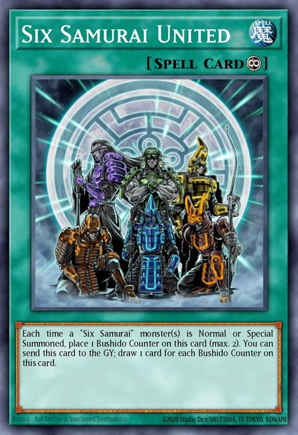 Six Samurai United (Quarter Century Secret Rare), Quarter Century Bonanza RA03-EN054