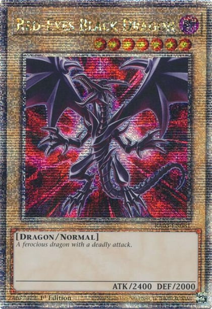Red-Eyes Black Dragon (Quarter Century Secret Rare), Quarter Century Bonanza RA03-EN081