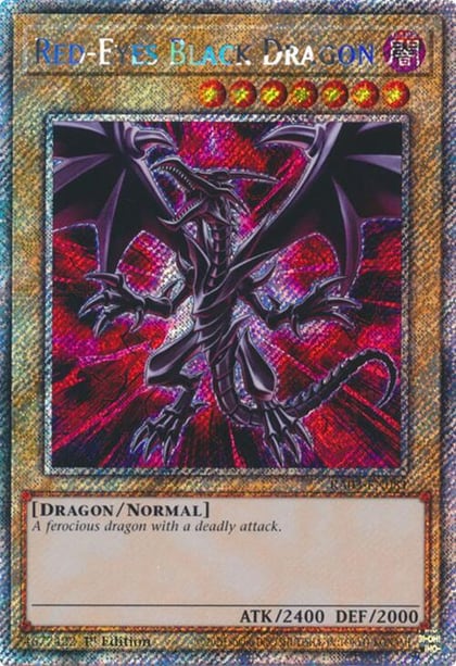 Red-Eyes Black Dragon (Platinum Secret Rare), Quarter Century Bonanza RA03-EN081