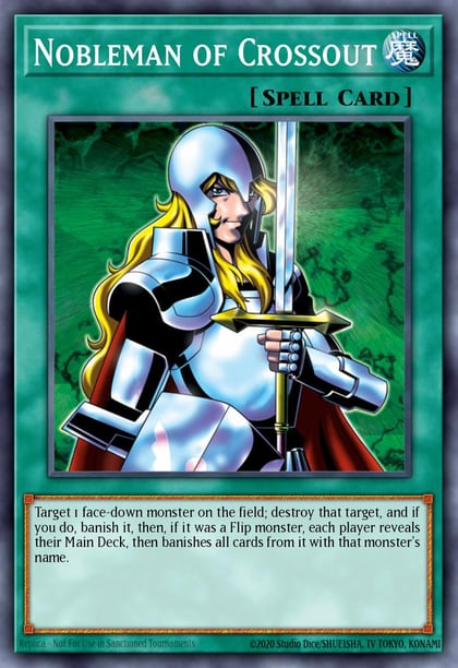 Nobleman of Crossout (Platinum Secret Rare), Quarter Century Bonanza RA03-EN102