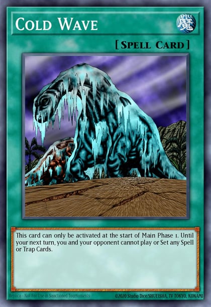 Cold Wave (Quarter Century Secret Rare), Quarter Century Bonanza RA03-EN104