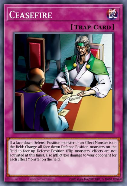 Ceasefire (Quarter Century Secret Rare), Quarter Century Bonanza RA03-EN105
