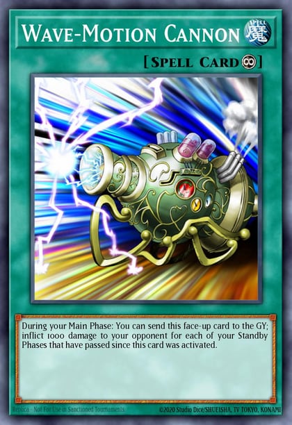 Wave-Motion Cannon (Platinum Secret Rare), Quarter Century Bonanza RA03-EN127