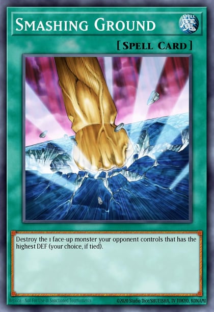Smashing Ground (Platinum Secret Rare), Quarter Century Bonanza RA03-EN135