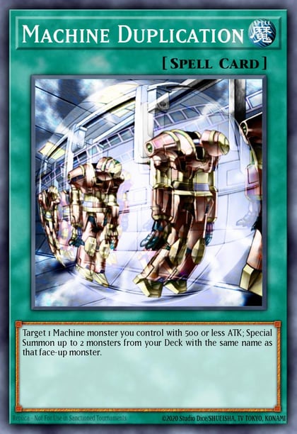 Machine Duplication (Quarter Century Secret Rare), Quarter Century Bonanza RA03-EN145