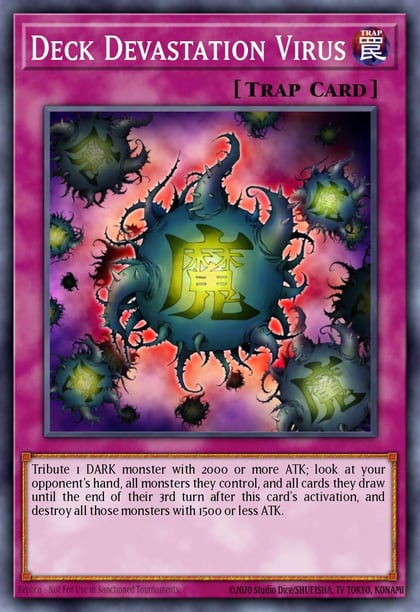 Deck Devastation Virus (Platinum Secret Rare), Quarter Century Bonanza RA03-EN150
