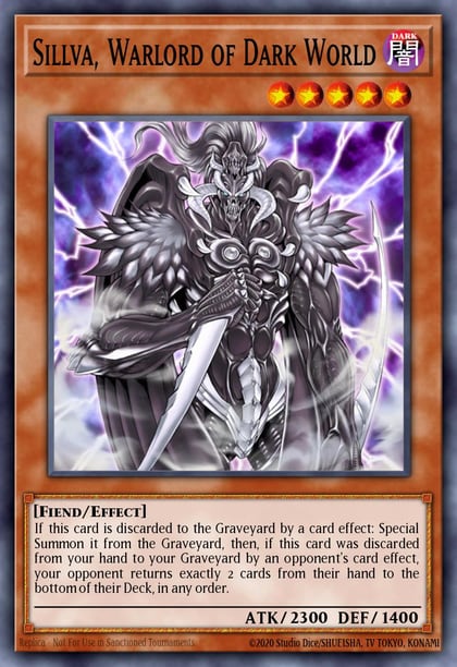 Sillva, Warlord of Dark World (Quarter Century Secret Rare), Quarter Century Bonanza RA03-EN158