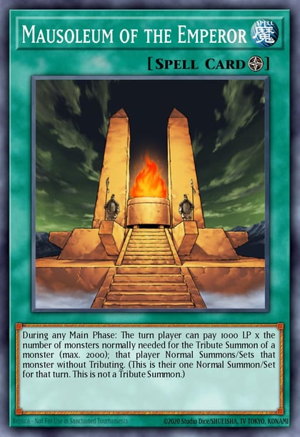 Mausoleum of the Emperor (Quarter Century Secret Rare), Quarter Century Bonanza RA03-EN167