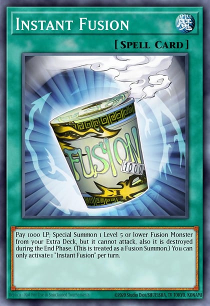 Instant Fusion (Platinum Secret Rare), Quarter Century Bonanza RA03-EN171