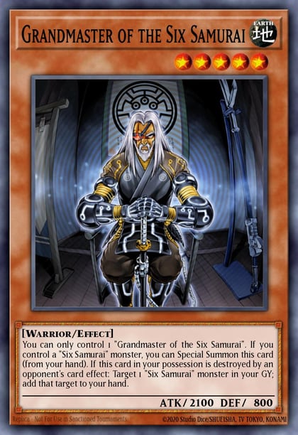 Grandmaster of the Six Samurai (Quarter Century Secret Rare), Quarter Century Bonanza RA03-EN174