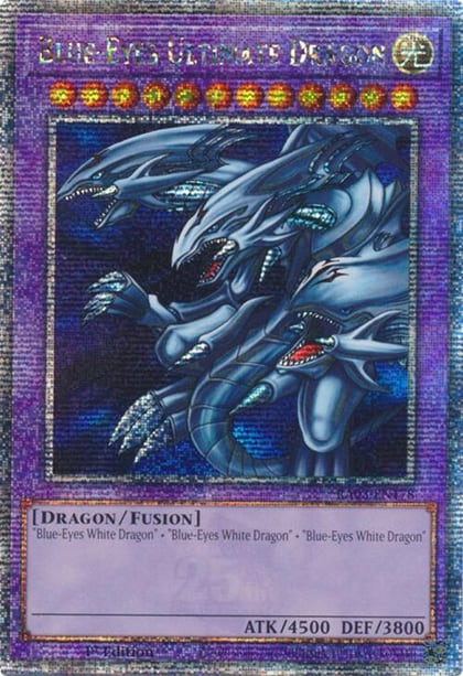 Blue-Eyes Ultimate Dragon (Quarter Century Secret Rare), Quarter Century Bonanza RA03-EN178