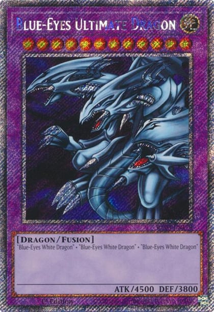 Blue-Eyes Ultimate Dragon (Platinum Secret Rare), Quarter Century Bonanza RA03-EN178
