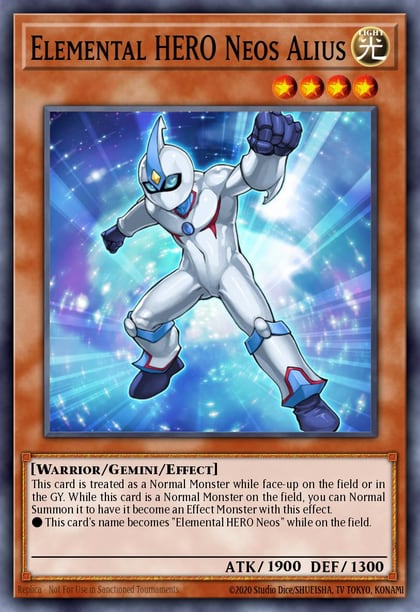 Elemental HERO Neos Alius (Quarter Century Secret Rare), Quarter Century Bonanza RA03-EN184