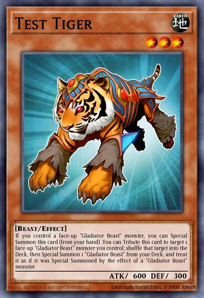 Test Tiger (Quarter Century Secret Rare), Quarter Century Bonanza RA03-EN189