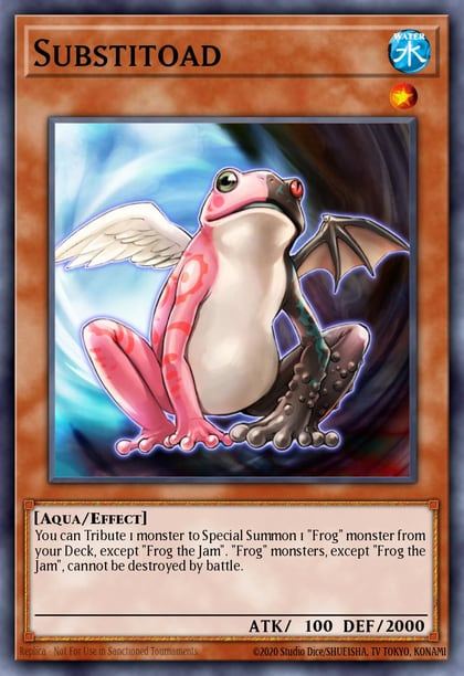 Substitoad (Platinum Secret Rare), Quarter Century Bonanza RA03-EN197