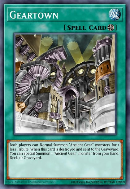 Geartown (Quarter Century Secret Rare), Quarter Century Bonanza RA03-EN203