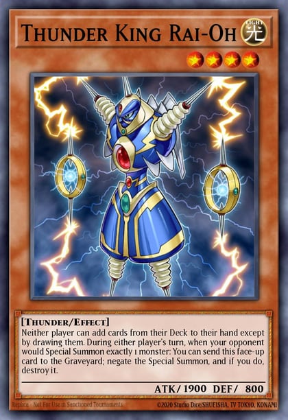 Thunder King Rai-Oh (Platinum Secret Rare), Quarter Century Bonanza RA03-EN206