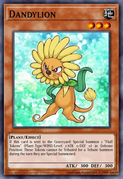 Dandylion (Platinum Secret Rare), Quarter Century Bonanza RA03-EN211