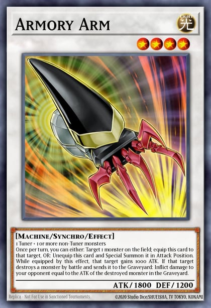 Armory Arm (Platinum Secret Rare), Quarter Century Bonanza RA03-EN213