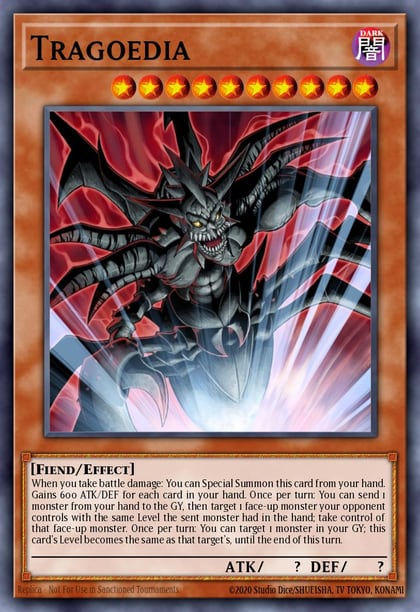 Tragoedia (Platinum Secret Rare), Quarter Century Bonanza RA03-EN223