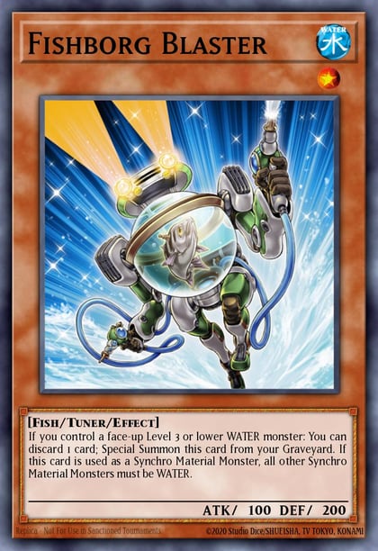 Fishborg Blaster (Quarter Century Secret Rare), Quarter Century Bonanza RA03-EN225