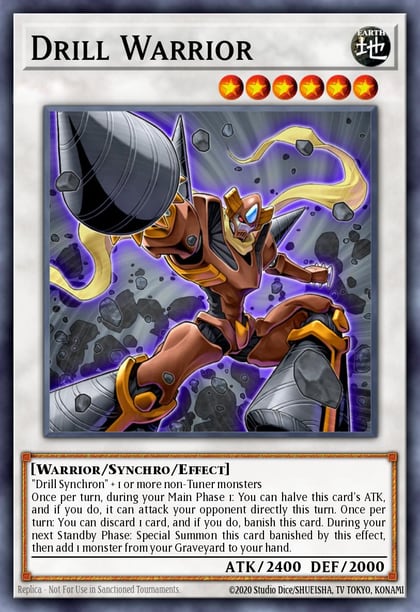Drill Warrior (Quarter Century Secret Rare), Quarter Century Bonanza RA03-EN232